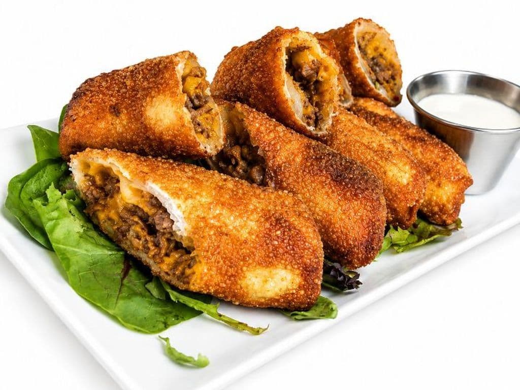 Beef & Cheddar Egg Rolls