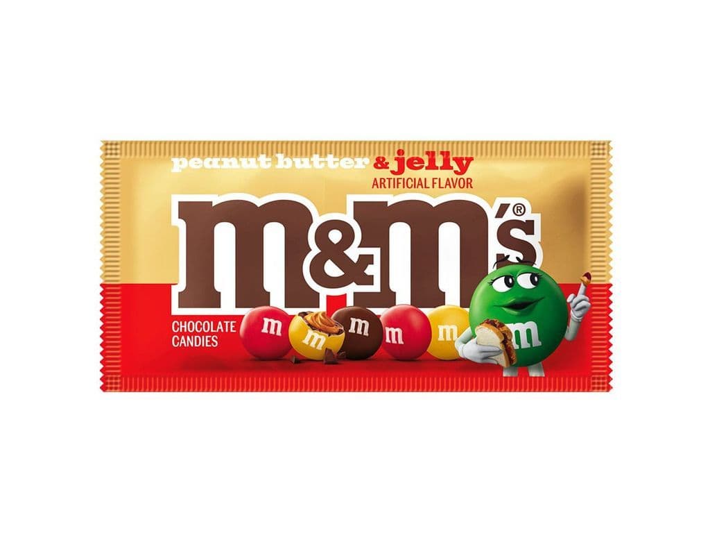 M&Ms Peanut Butter and Jelly Candy Coated Chocolate 46g