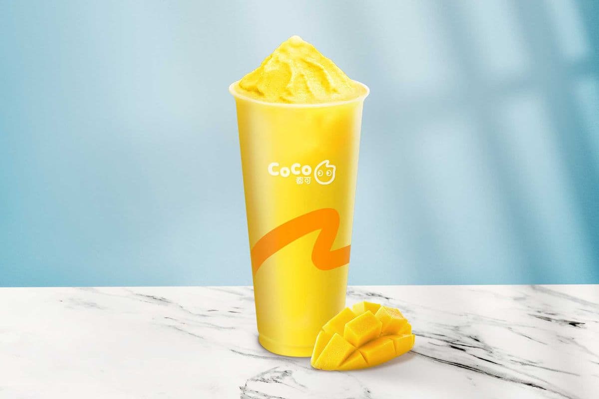 Slush à la mango(avec Yakult) / Mango Slush (contains Yakult)