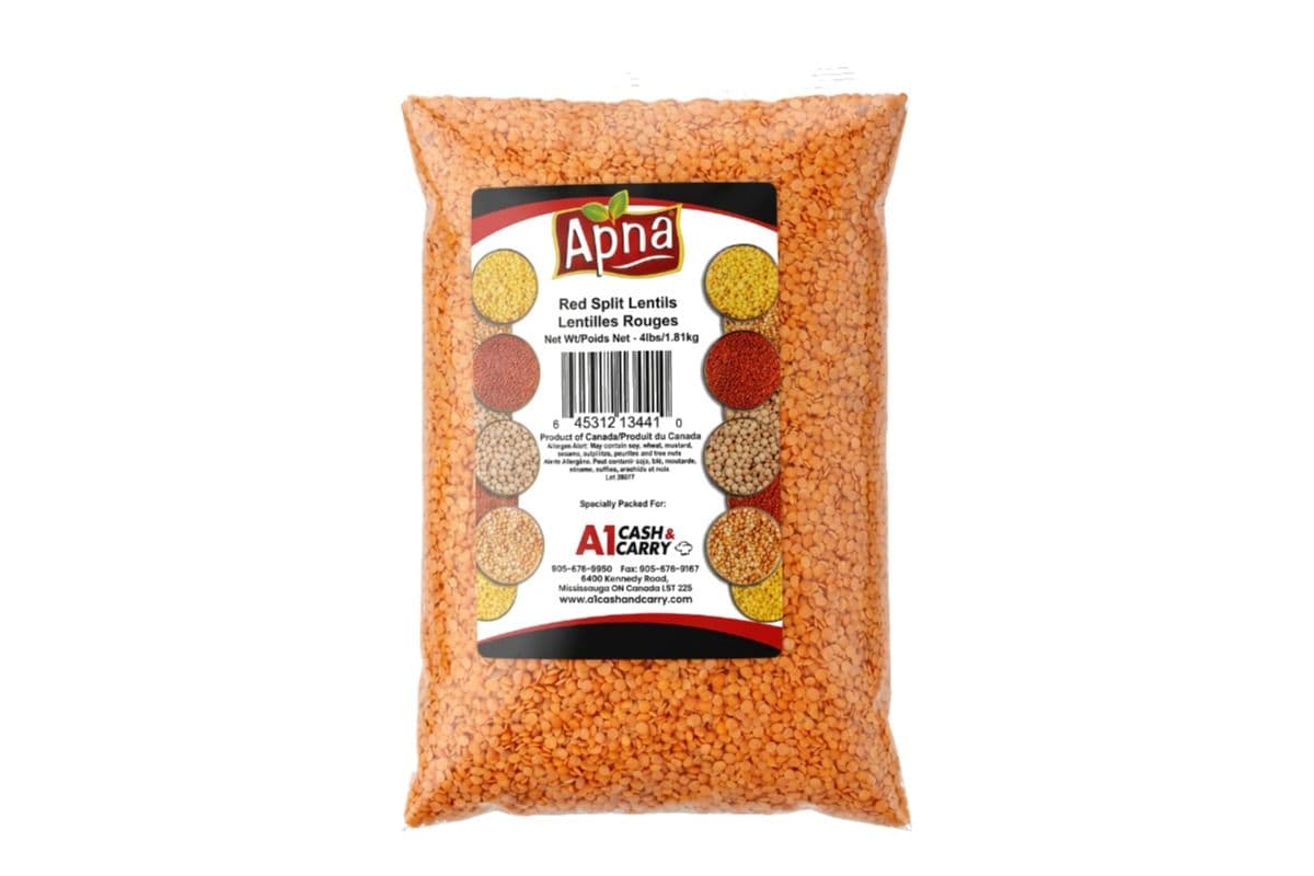 Red Split Lentils (4 lbs) (4 lb)