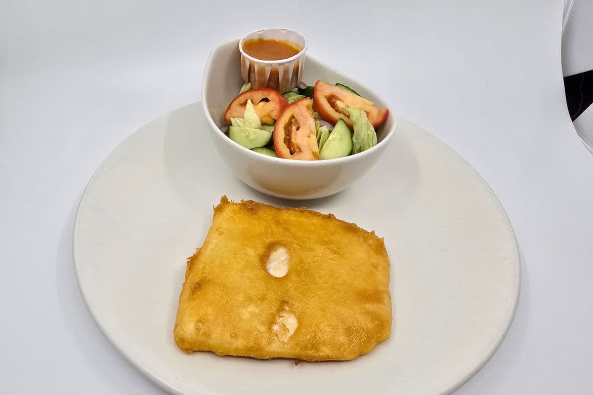Halibut and Garden Salad