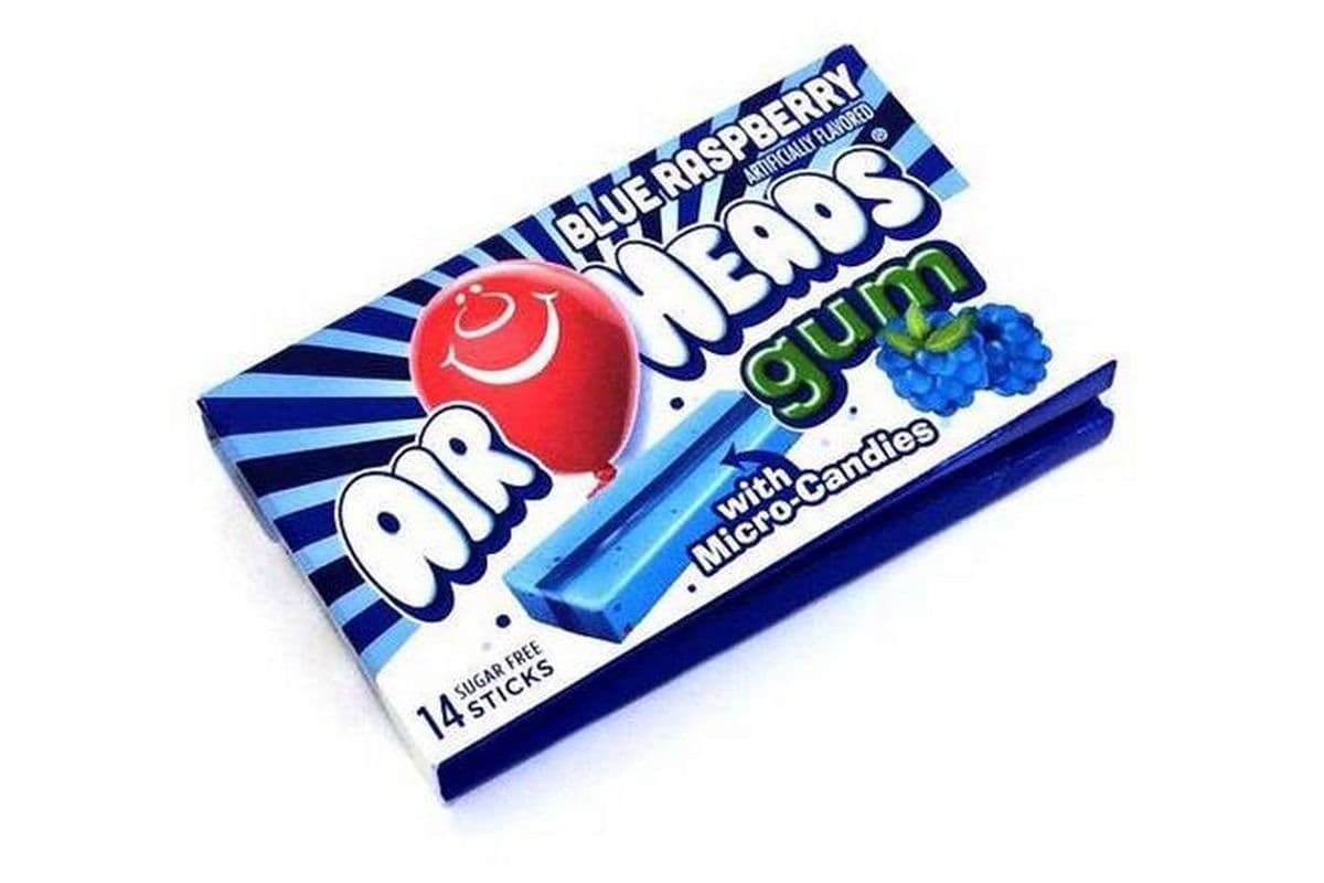 Airheads Gum Blue Raspberry