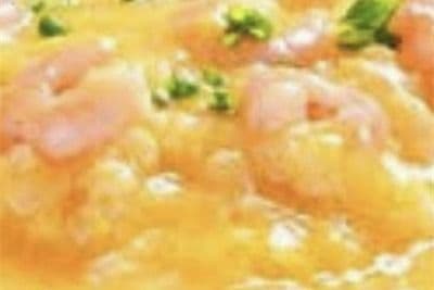 H12. Shrimp with Egg Sauce on Rice 滑蛋虾仁饭