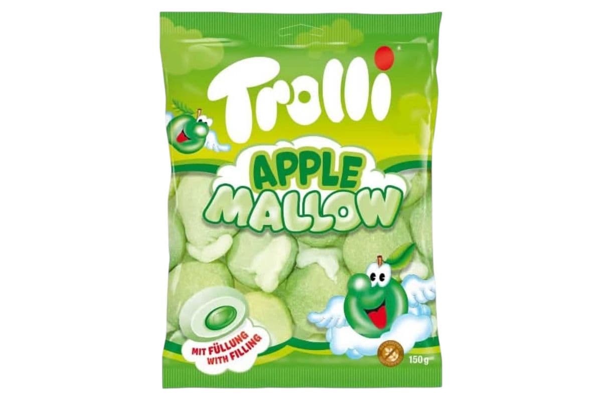 Trolli Apple Mallow Filled Marshmallows Germany (150gm) (340 Cal)