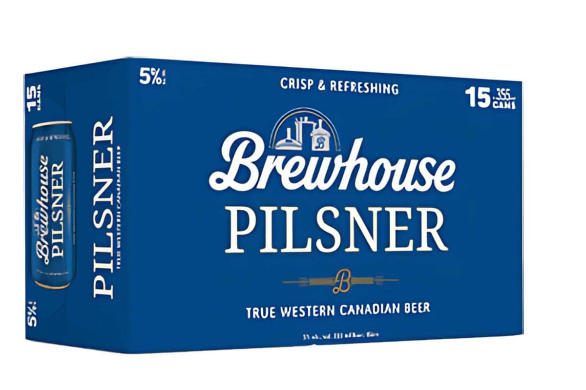 BREWHOUSE PILSNER 15PK CANS***ON SALE NOW***NEWLY ADDED*** (1 x 15 PK CANS )