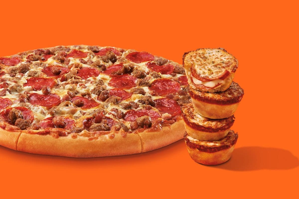 Pizza Délice 3 viandesMC et Combo de Bouchées folles