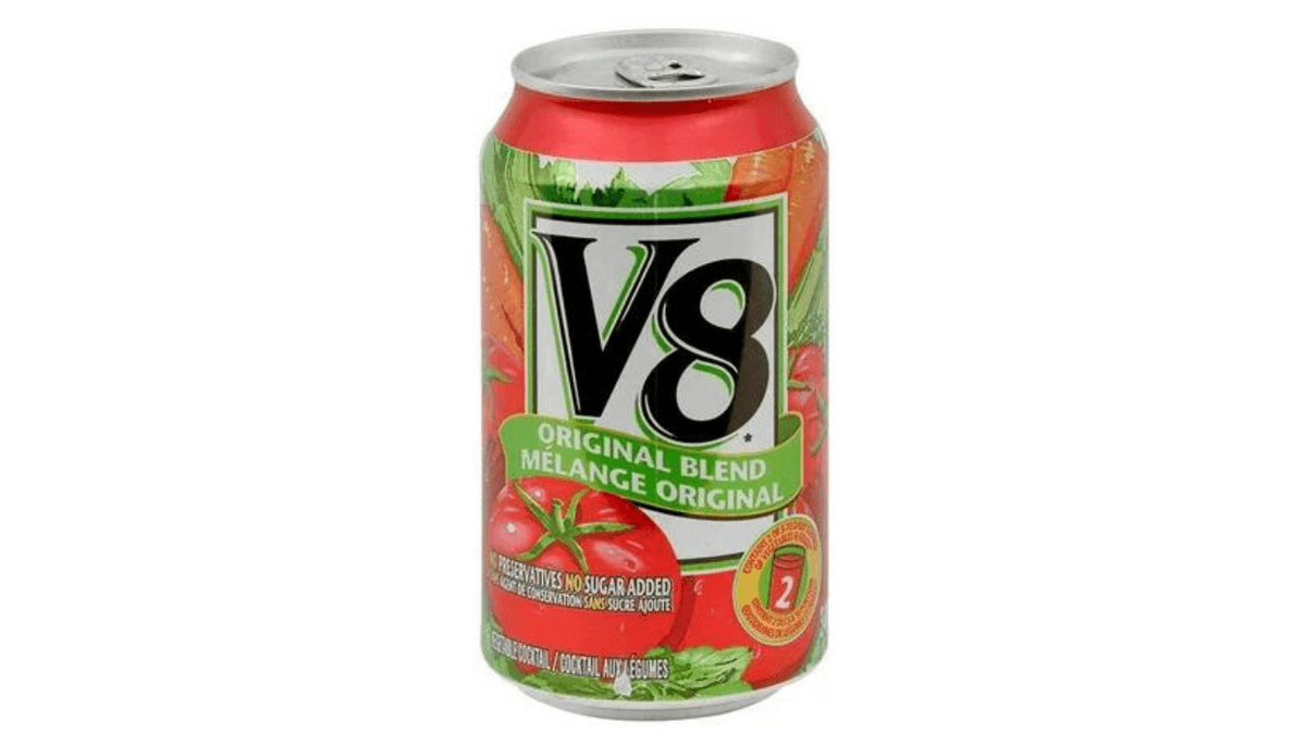 V8 - Jus de Cocktail de Légumes Canette 340mL / Vegetable Cocktail Juice Can 340mL