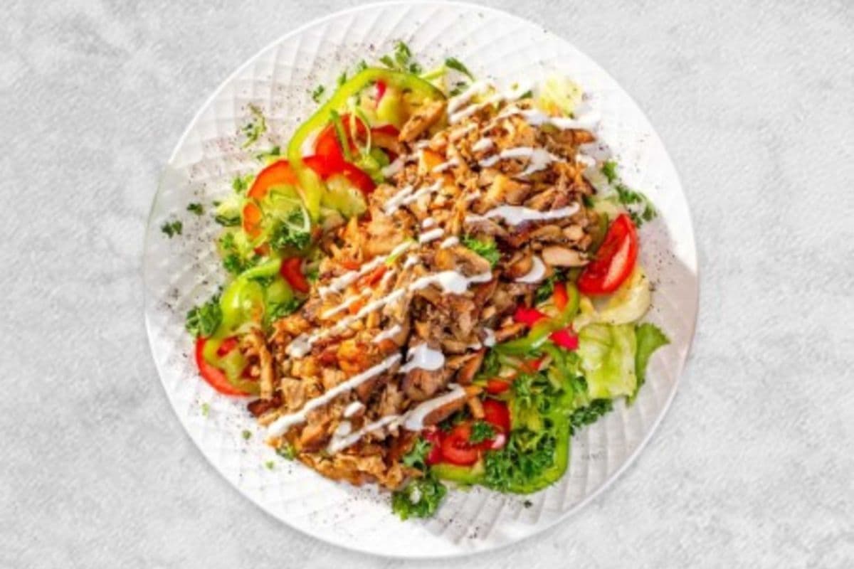 Chicken Shawarma On Salad