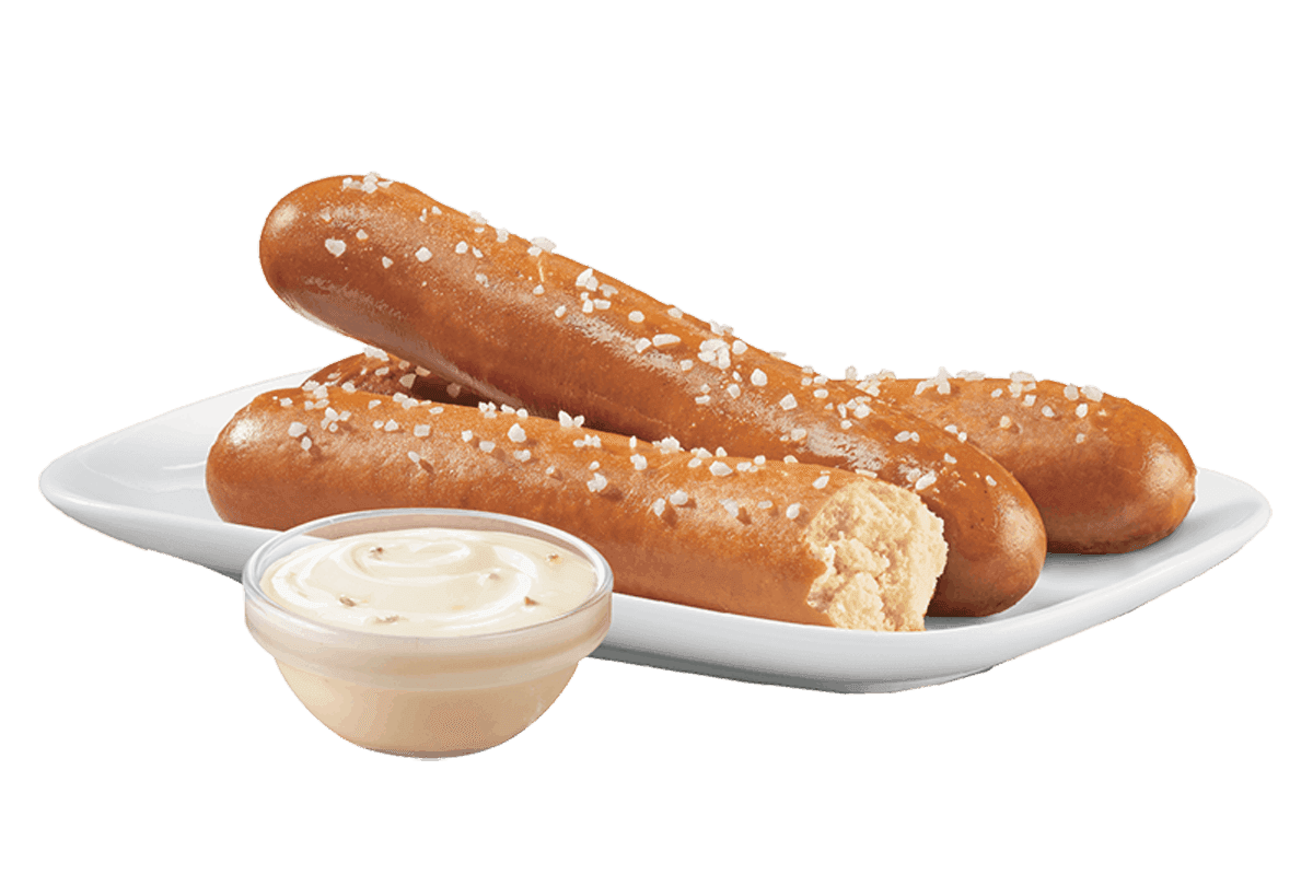 Pretzel Sticks with Zesty Queso