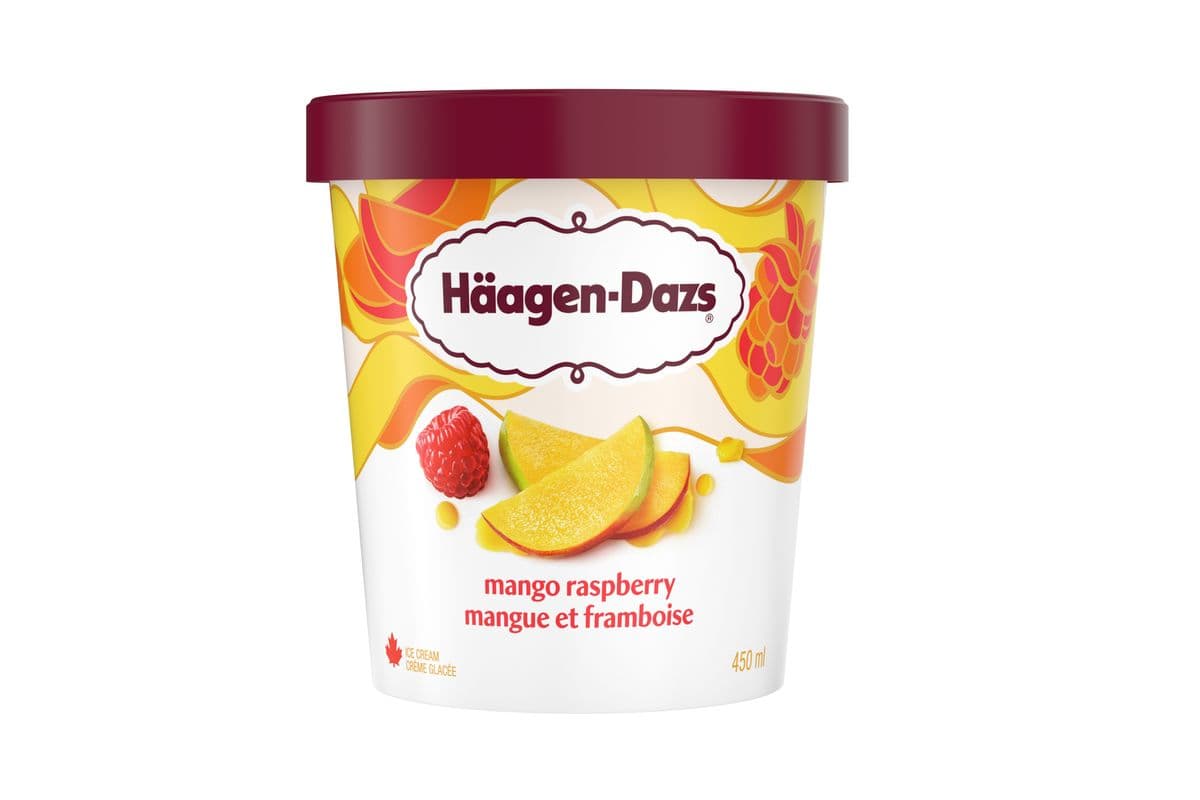 Haagen-Dazs Mango Raspberry (450 ml)