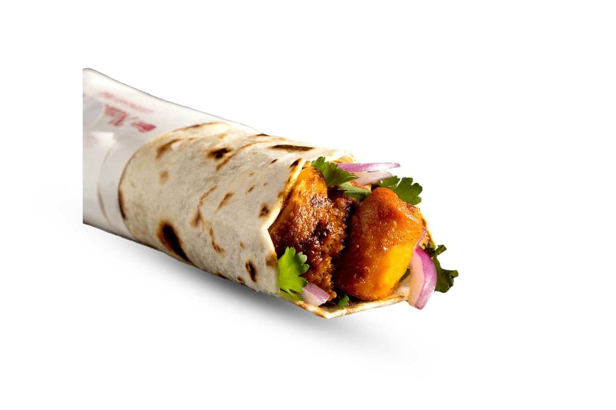 Soya Chaap Tikka Roll