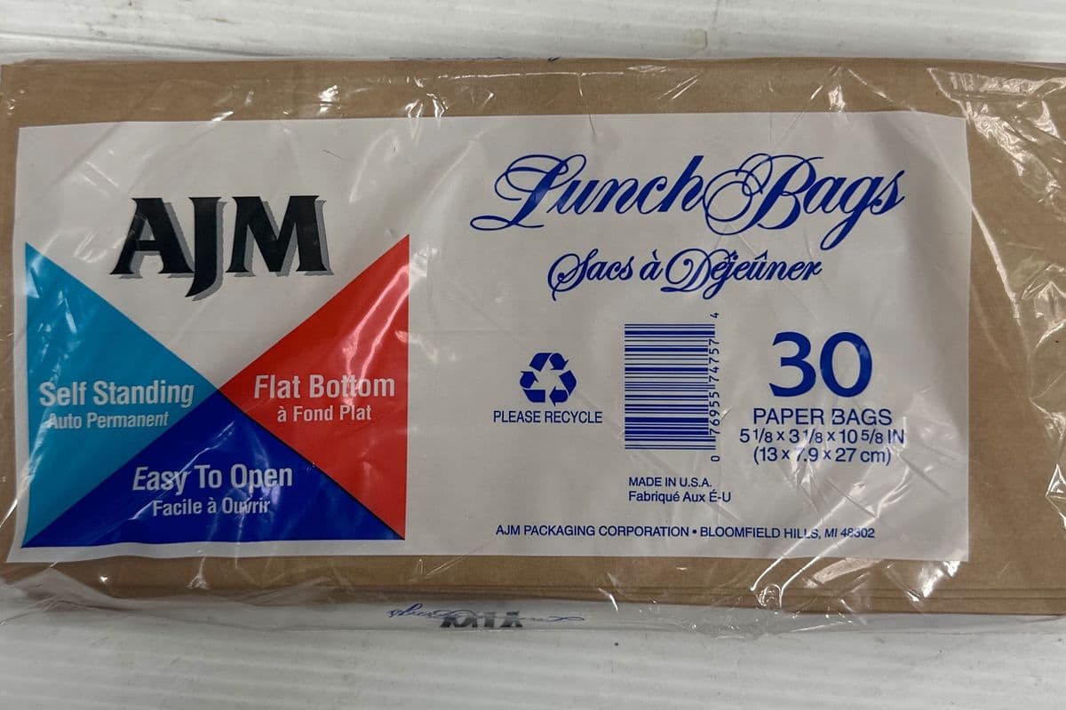 AJM Lunch Bags (30 Paper Bags)