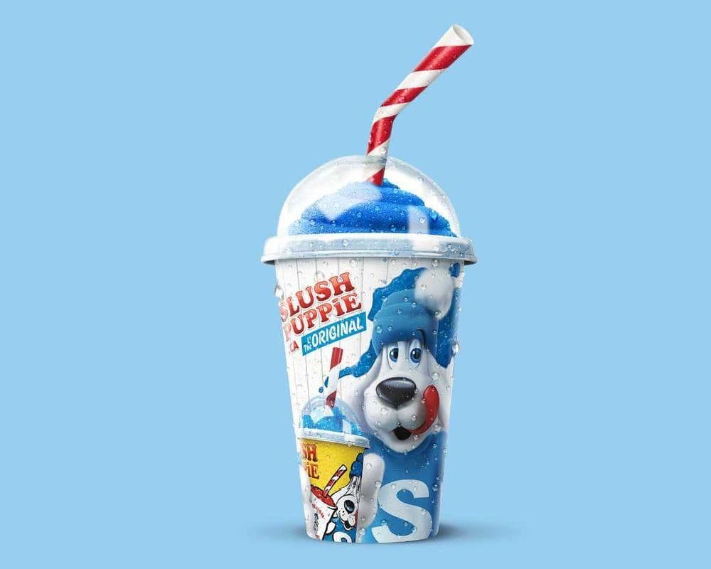 Small Blue Raspberry Slush Puppie