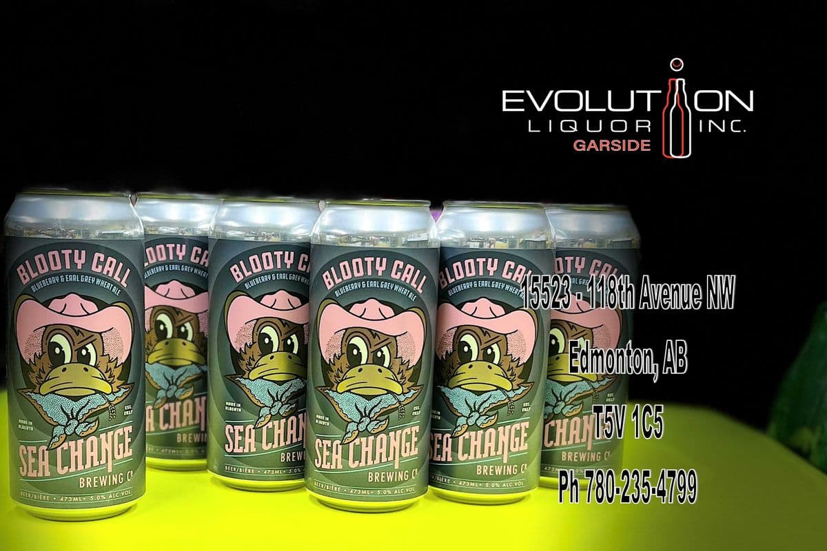 Sea Change Blooty Call Blueberry & Earl Grey Wheat Ale C473-06 (6 x 473ml Can)