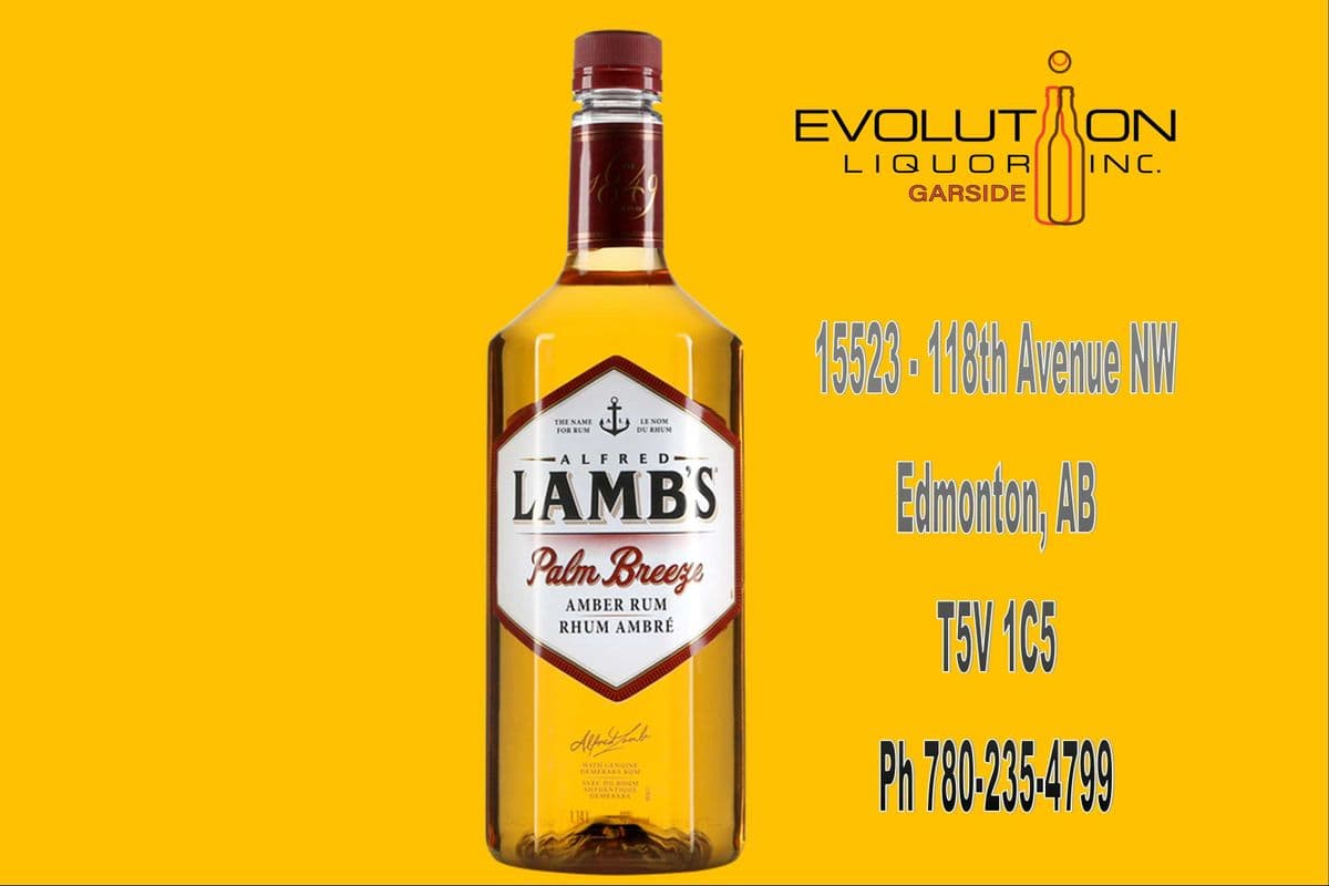 Lamb's Palm Breeze Amber Rum 1140P (1 x 1140ml Plastic Bottle)