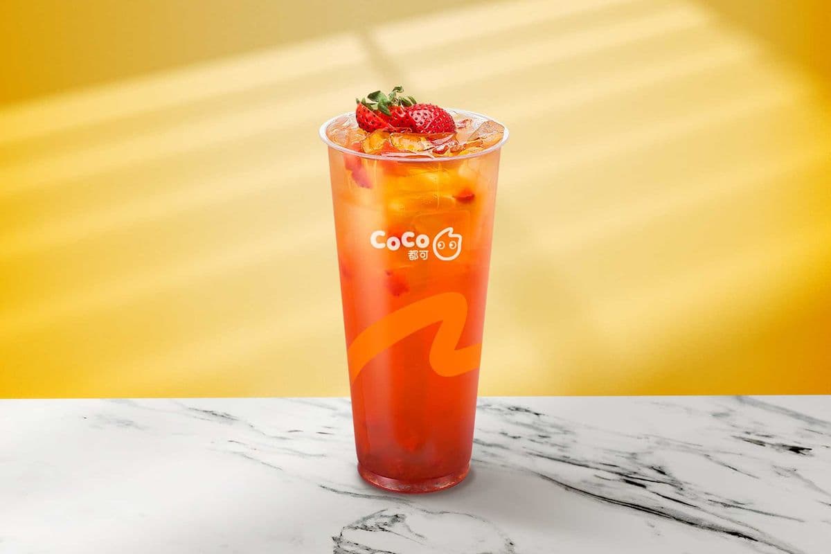 Thé noir à la fraise / Strawberry Black Tea