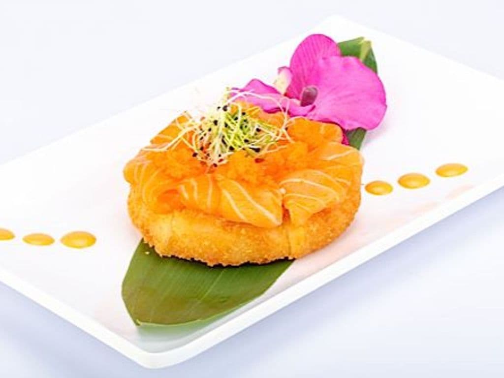 Salmon Sushi Pizza(6pcs)