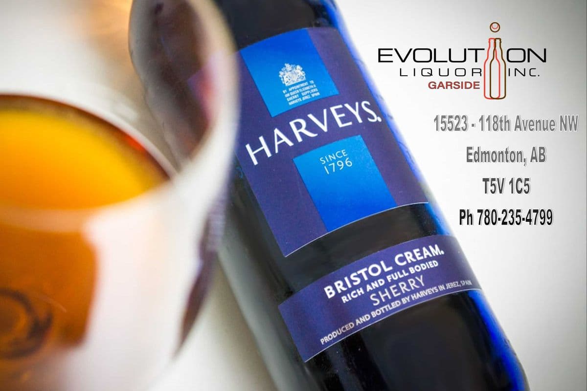 Harveys Bristol Cream Sherry Wine 0750G (1 x 750ml Glass Bottle)