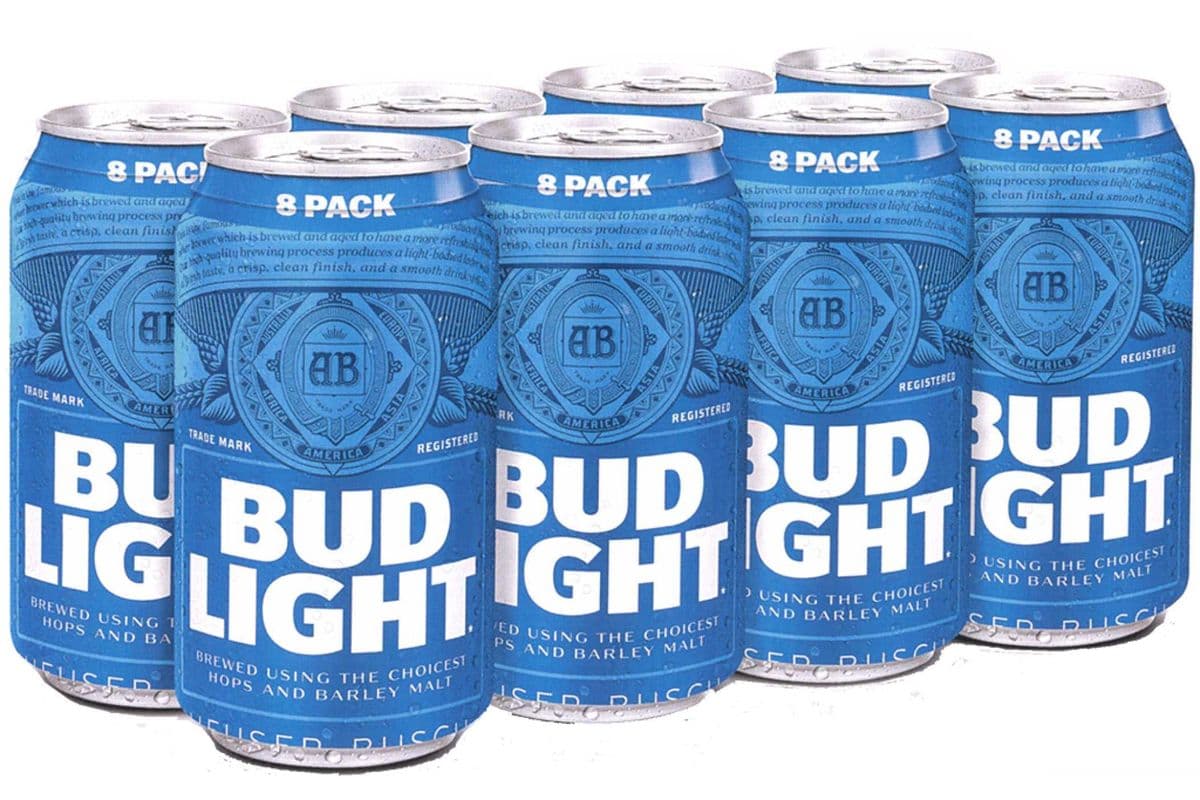 Bud Light Lager (8 Cans) (8 x 355 mL)