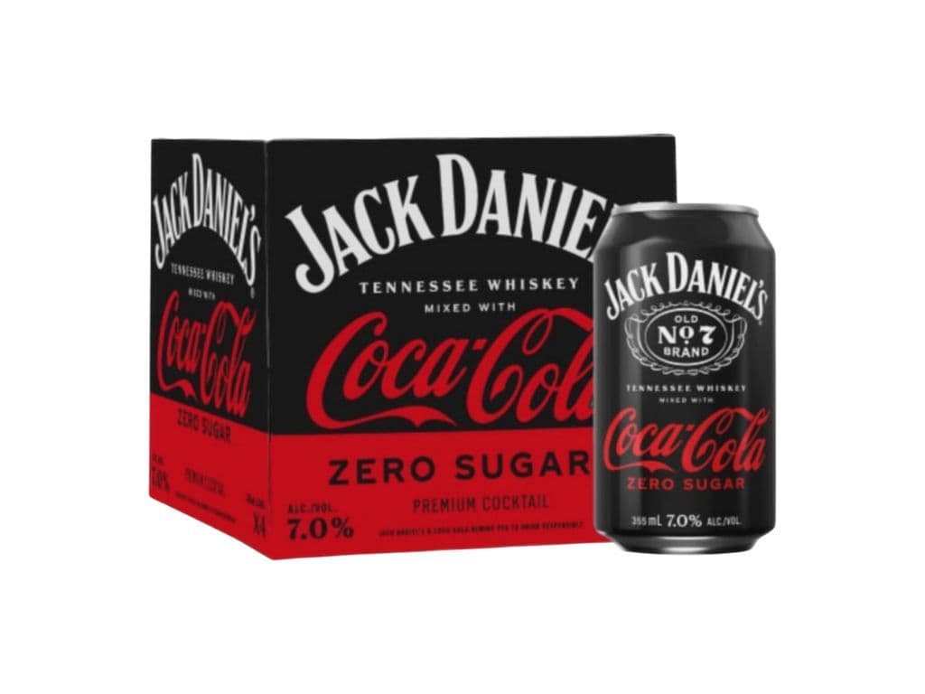 Jack Daniel's & Coke Zero 4pk