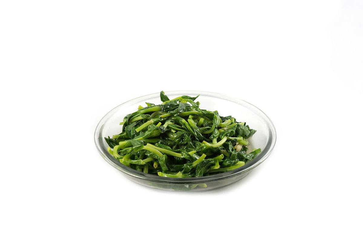 98. Feuilles de pois mange tout sautées à l’ail / Eat Whole Fried Pea Leaves Sauteed with Garlic