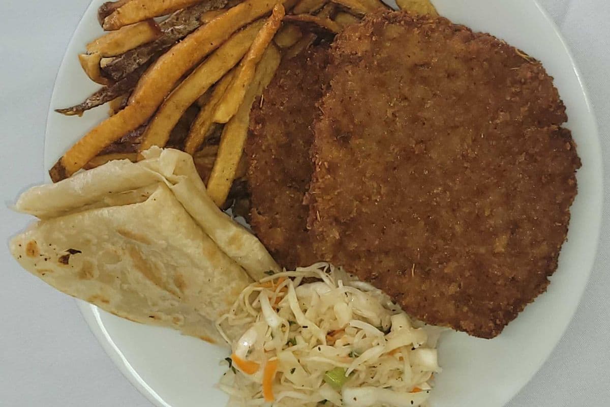 Milanesa Con Papas (2 pcs)
