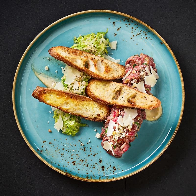 Tartare de bœuf façon César