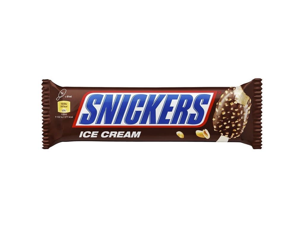 Snickers Ice Cream Bar Euro Chocolate Peanut Caramel