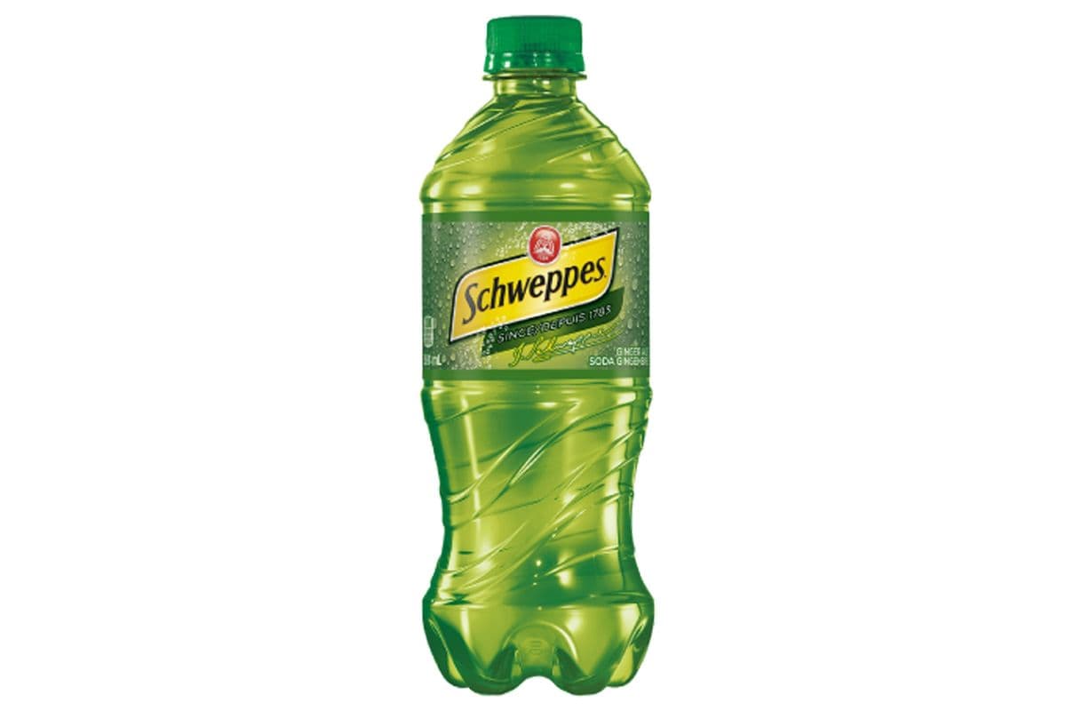 Schweppes Ginger Ale (591 ml Bottle)