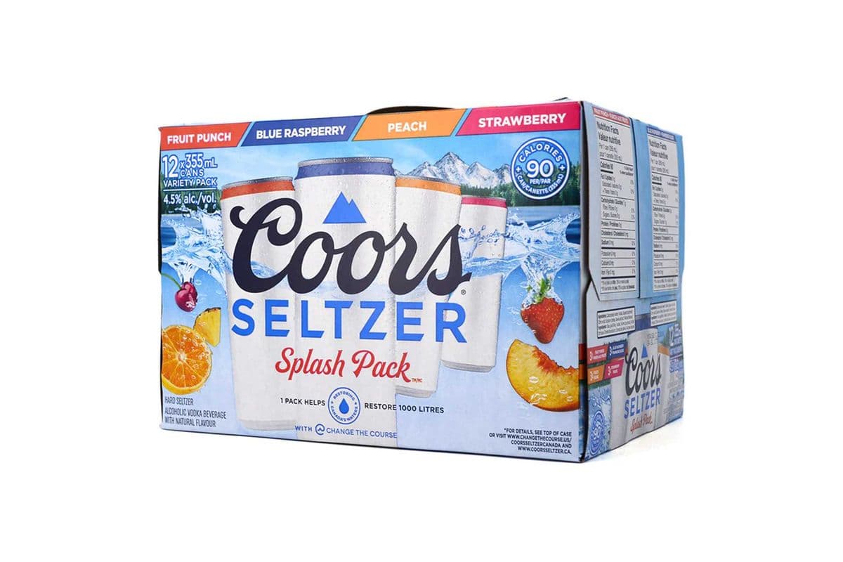Coors Seltzer Splash Mixer Pack (1 x 12cans)