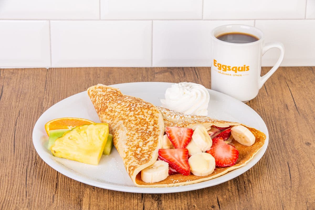 Crepe Fraises bananes / Strawberry Banana crepe