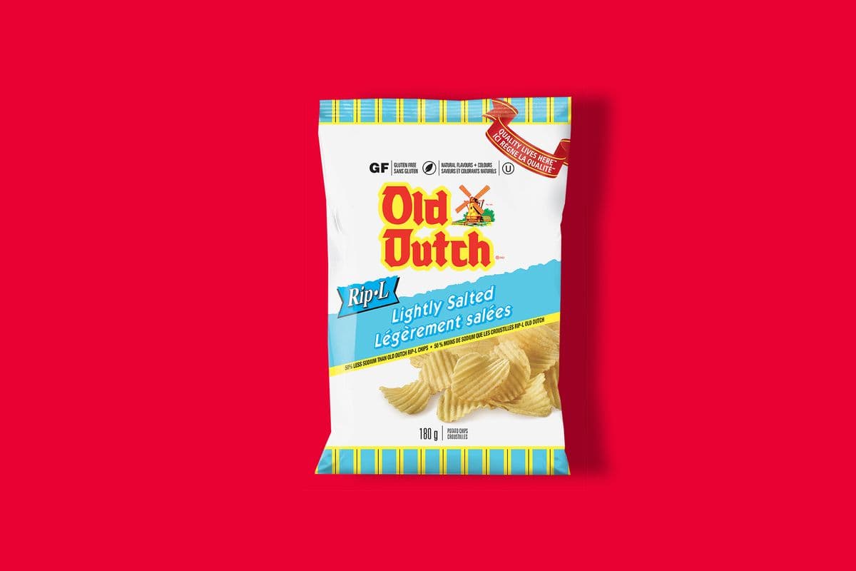 Old Dutch Rip-L Lightly Salted (180g) - 77136