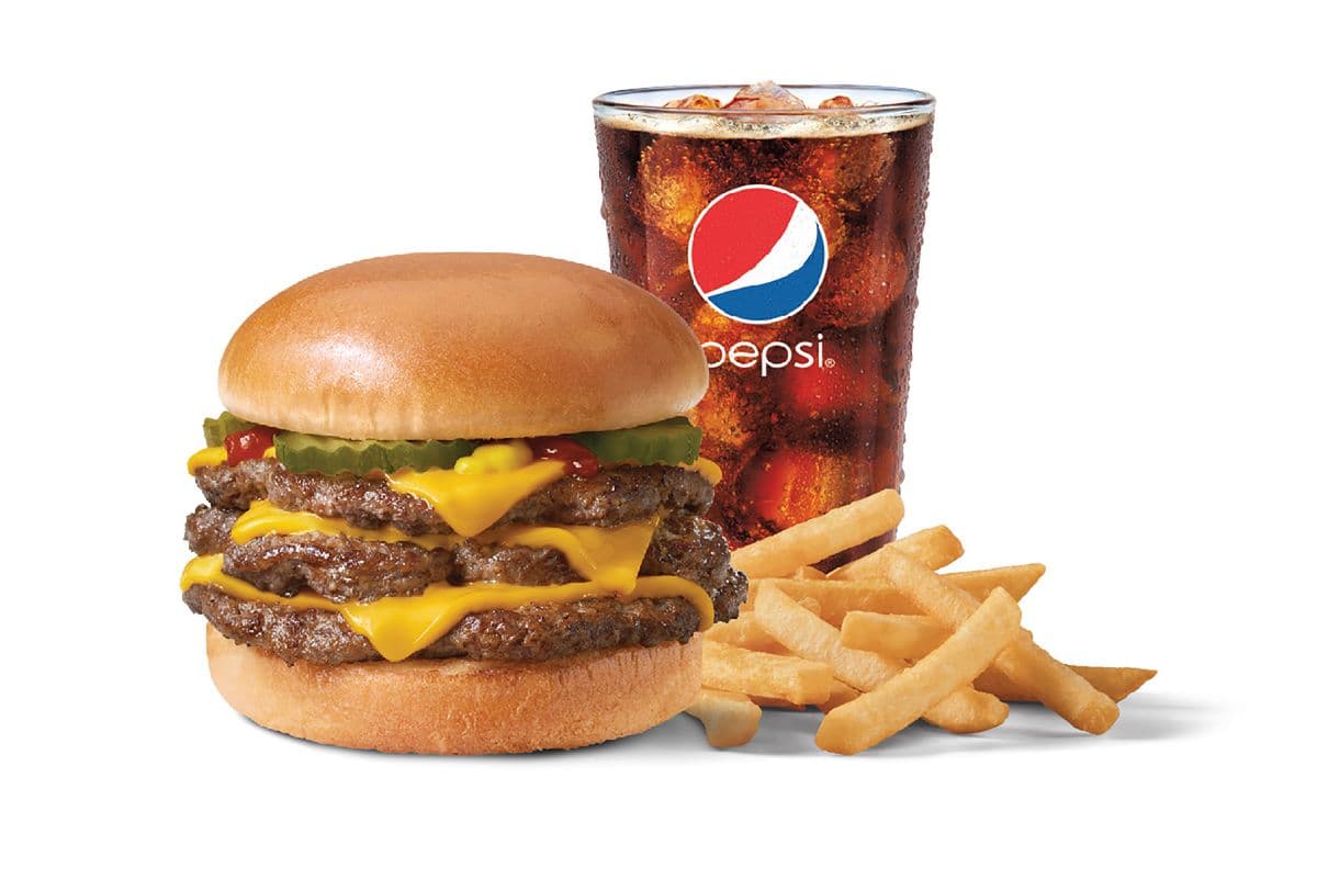 Original Cheeseburger Signature Stackburger Triple Combo