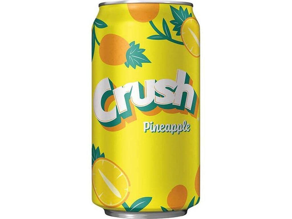 Crush Pineapple USA 355ml Soda Drink