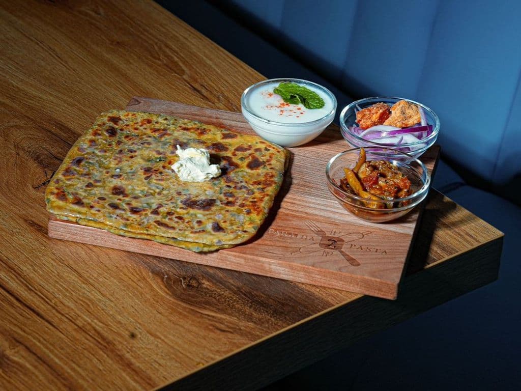 Besan Onion Paratha - OO