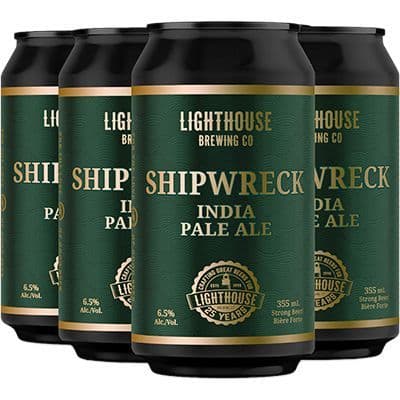 LIGHTHOUSE SHIPWRECK IPA 6 CAN (6 x 355ML)