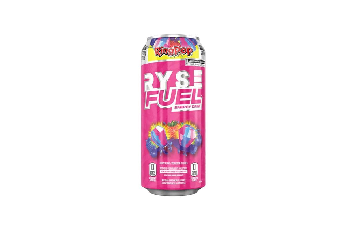 Ryse Fuel Energy Zero Sugar Ring Pop (473 ml)