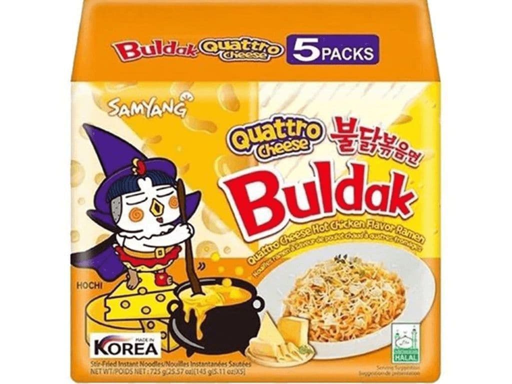 Buldak Quattro Cheese (5-Pack)
