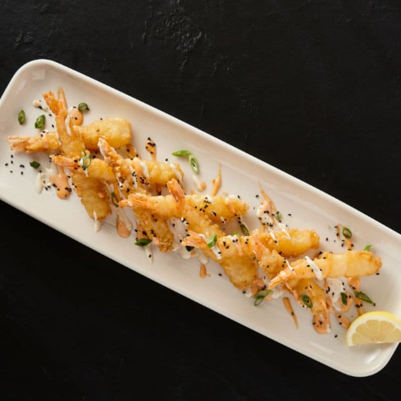 Crevettes tempura (5)