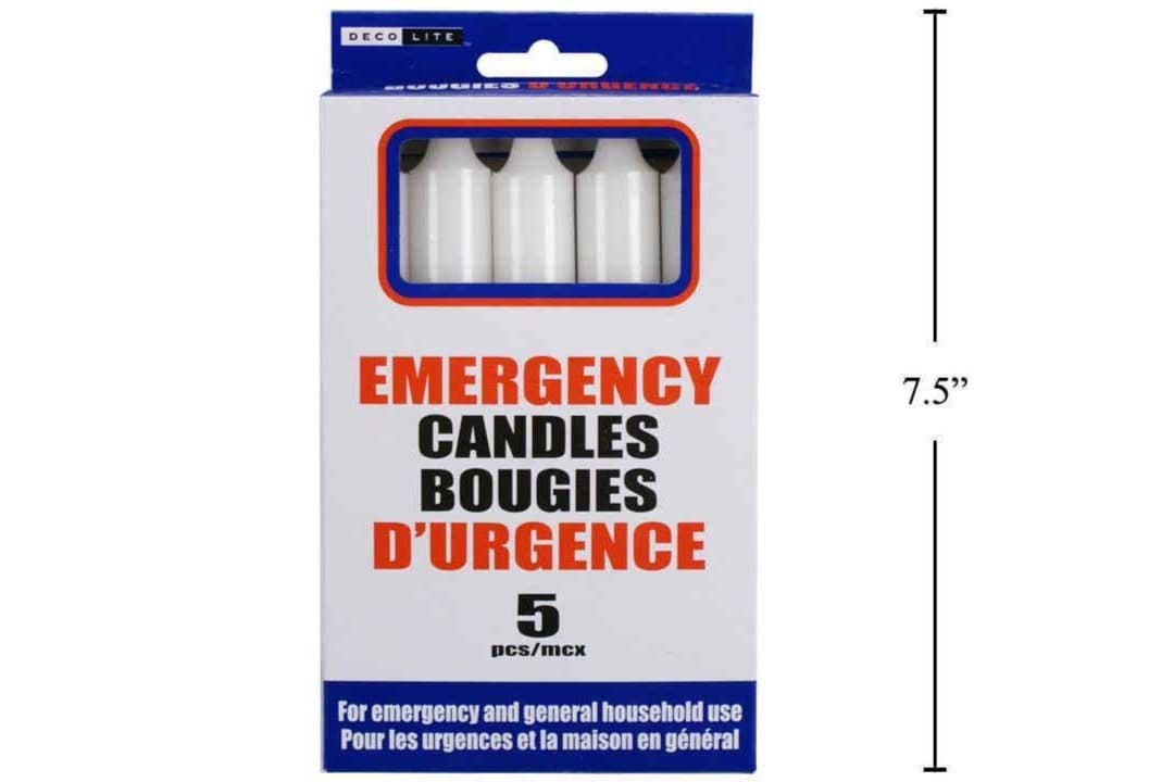 Emergency Candle Set 5Pc, CTG, 85788