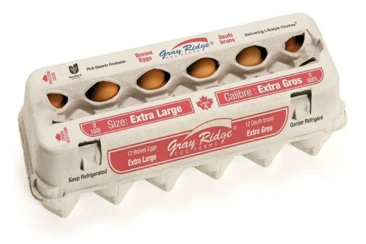 Gray Ridge Xl Brown Eggs (12pk) (1000g)