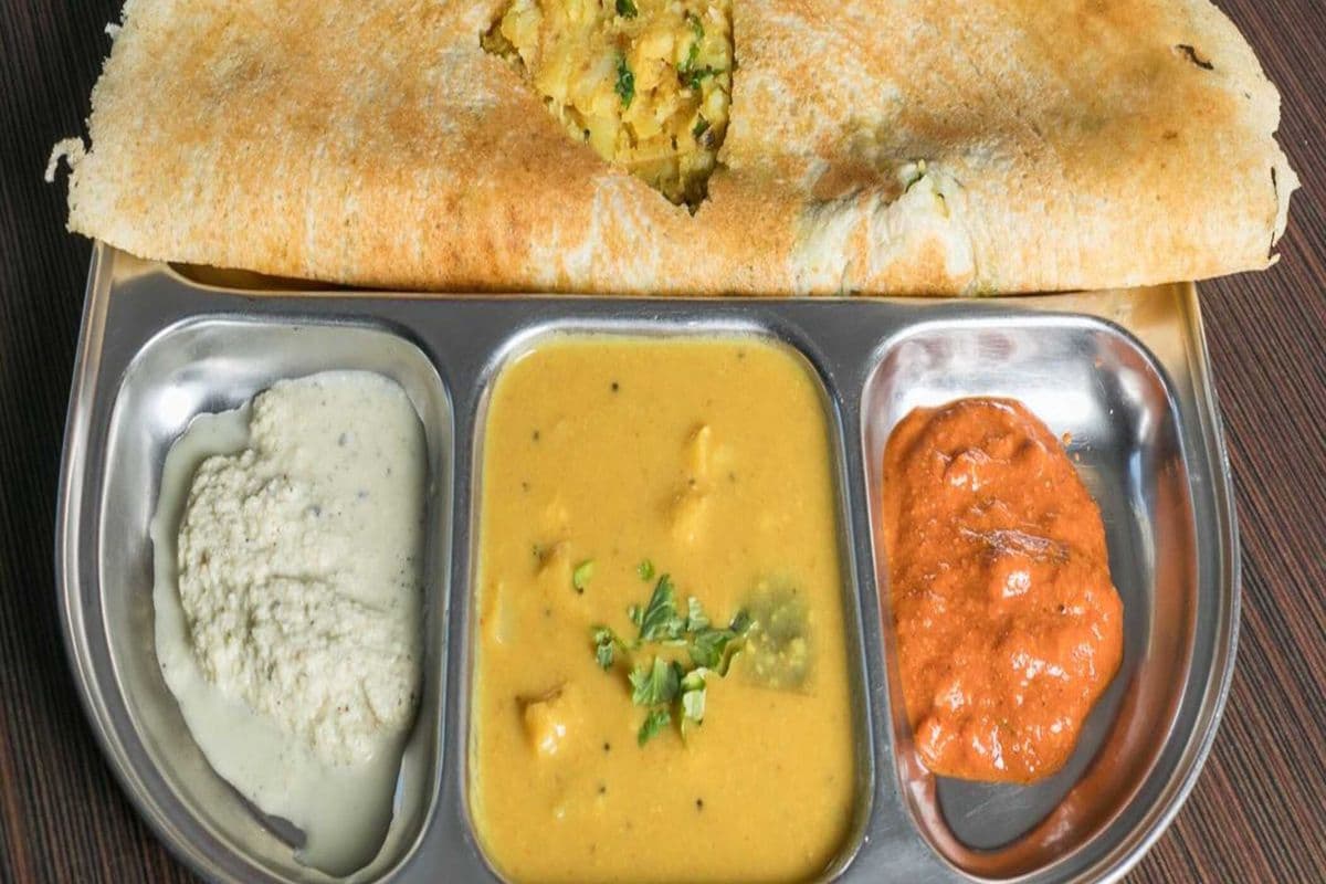 Vegan Chana Masala Dosa