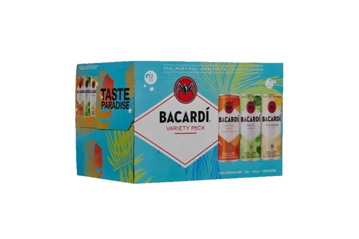 Bacardi Ready to Drink Mix Pack (12 x 355 ml)
