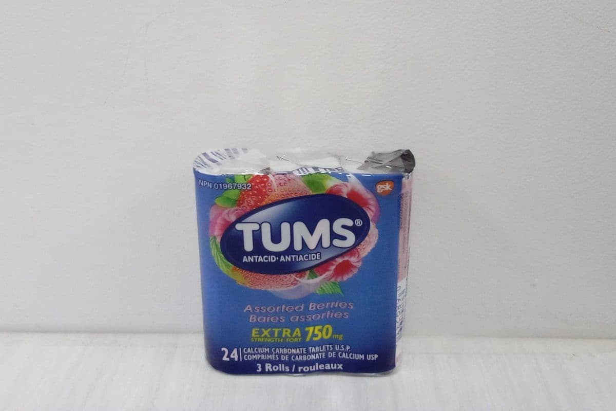 TUMS Extra strength 3Γsingle rolls (24 Tabs)