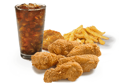 5 pcs Wings Combo (1044-2766 Cals)