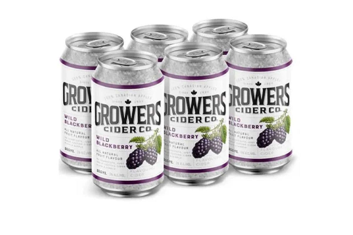 Growers Blackberry (6 x 355 ml Cans)