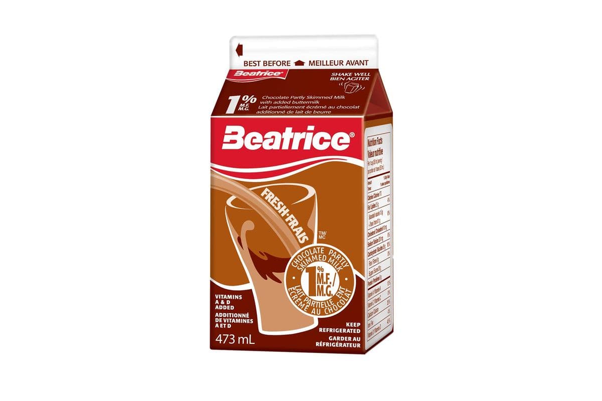 Beatrice 1% Chocolate Milk (473 ml)