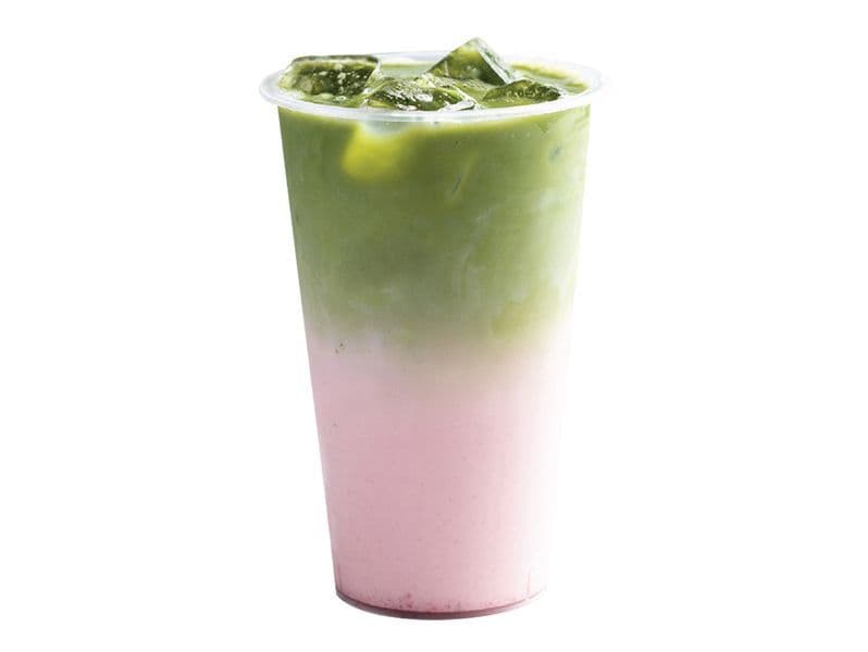 Strawberry Matcha Latte 草莓抹茶拿铁
