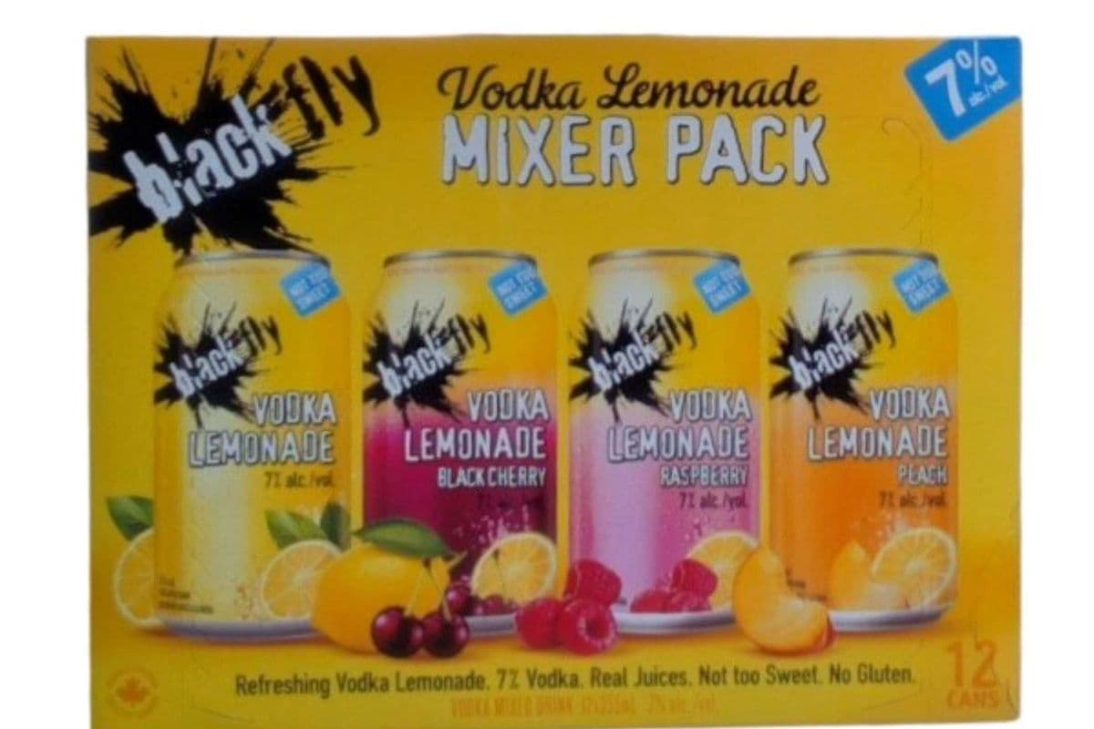 BLACK FLY VODKA LEMONADE MIXER 12X355ML (12 x 355ML)