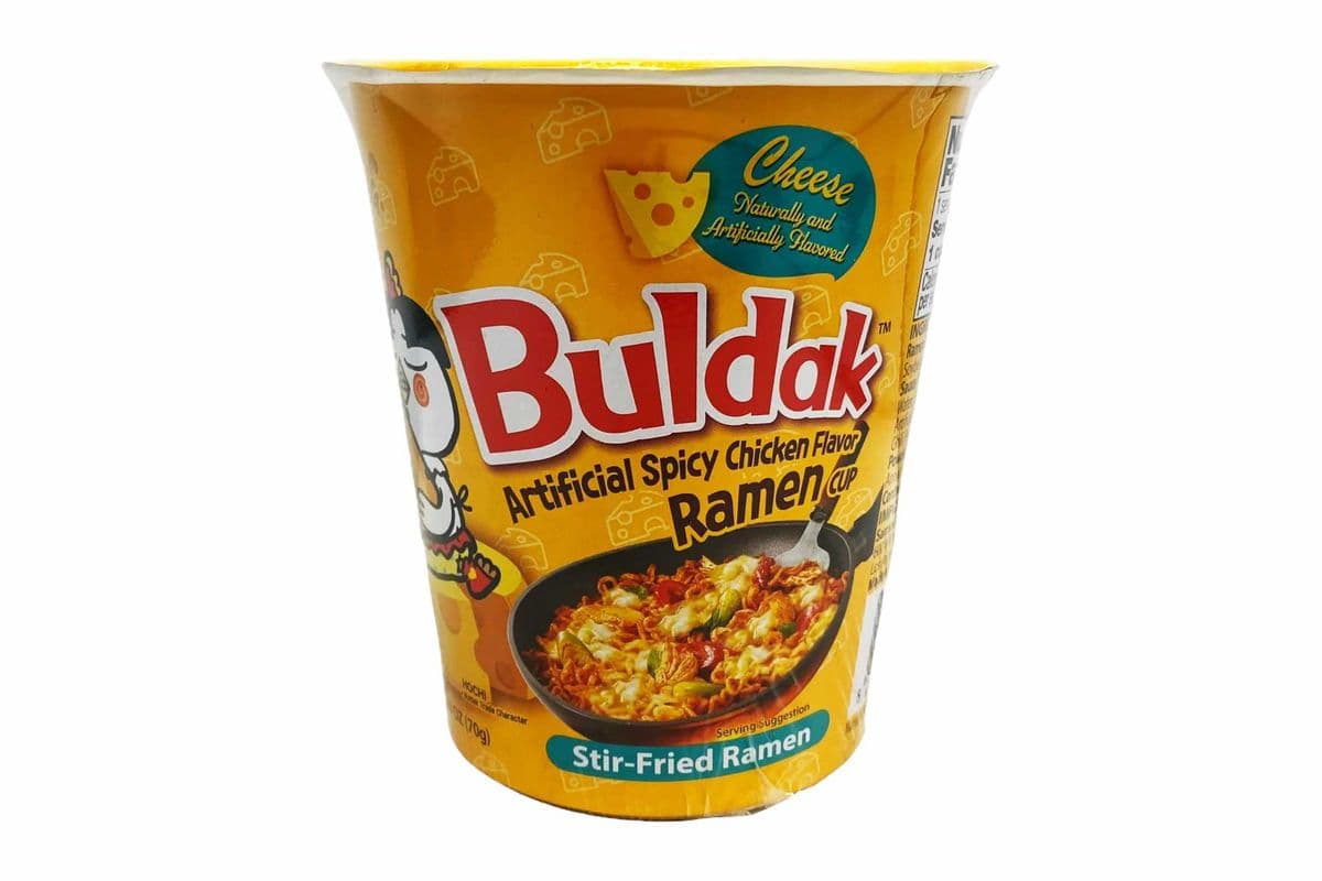 Buldak Spicy Chicken Flavour Stir-Fried Ramen (70g) (300 Cal)